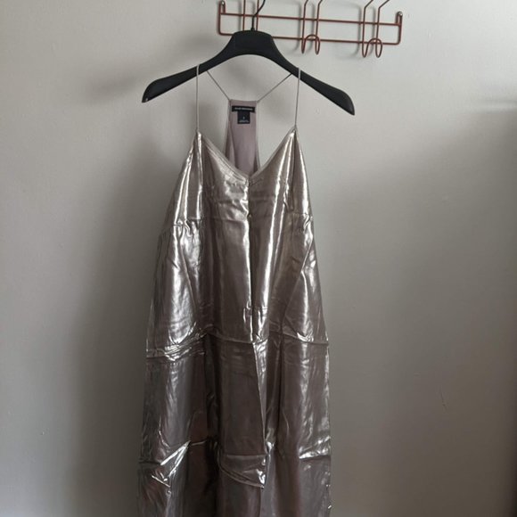 Club Monaco Metallic Slip Dress - Picture 3 of 5